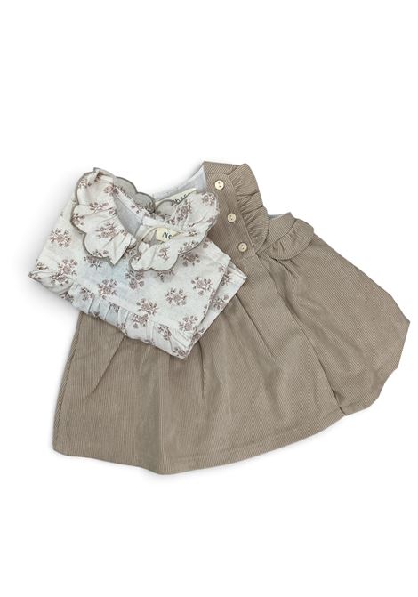 Abitino velluto BUSSI BABA | 6553BEIGE